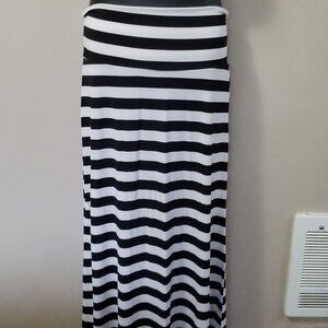 Women's Striped Maxi Skirt